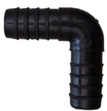 LDPE Elbow 16mm X 16mm