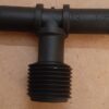 LDPE Barbed Tee Male Threaded